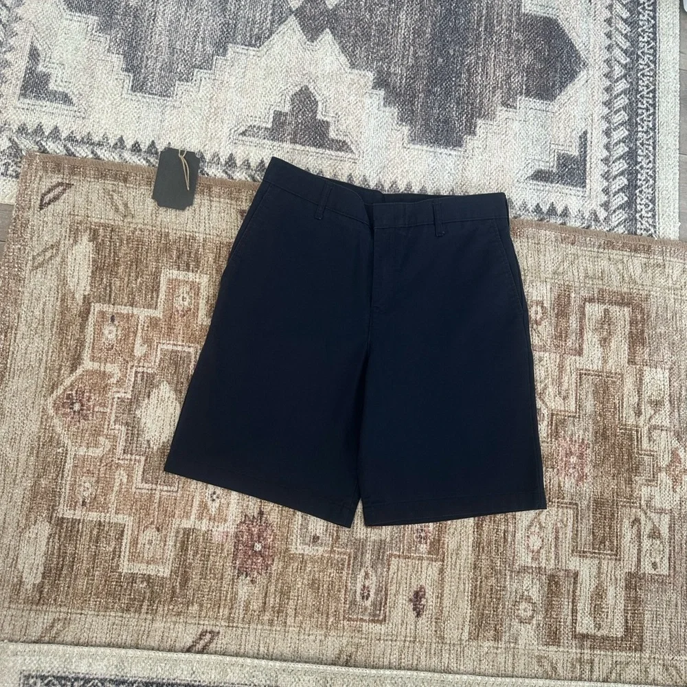 Flynn O’Hara Boys Navy Blue Chino Shorts Uniform Shorts Size 30w Twill Walking